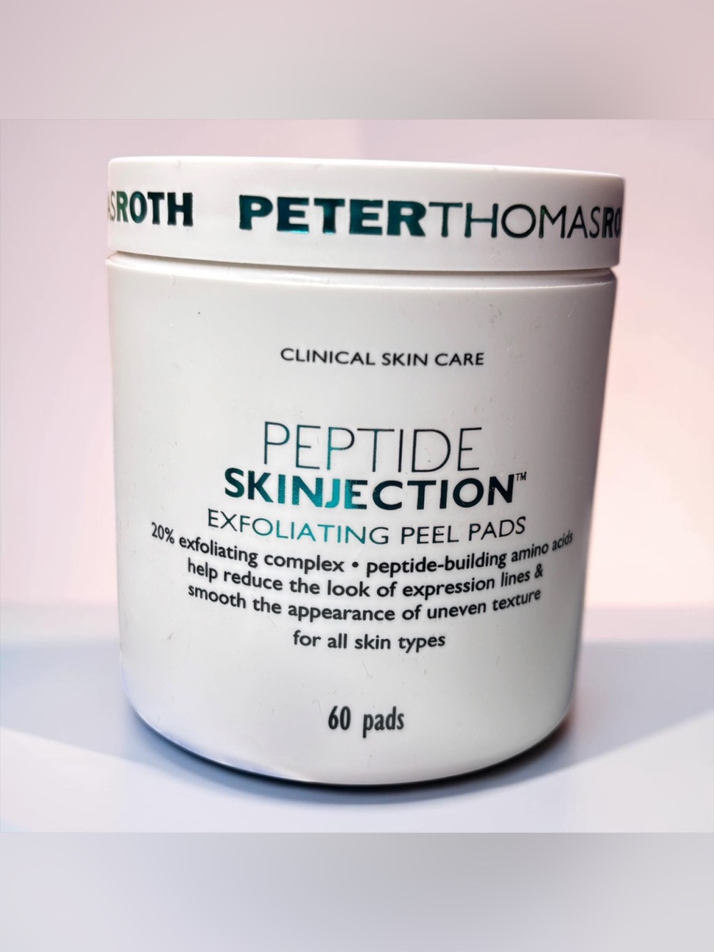 NEW! Peter Thomas Roth | Peptide Skinjection™ Exfoliating Peel Pads- 60 pads
